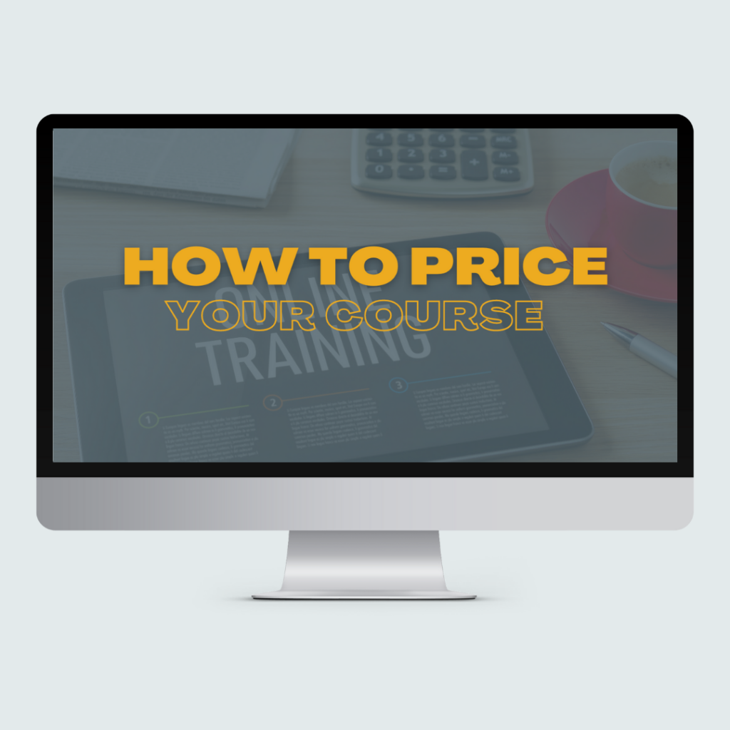 how to price your online course